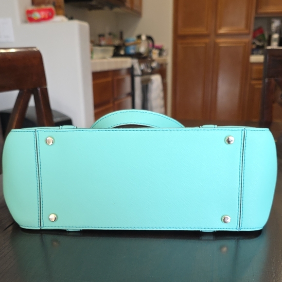 Kate Spade Aqua Blue Tote Bag - Picture 3 of 16